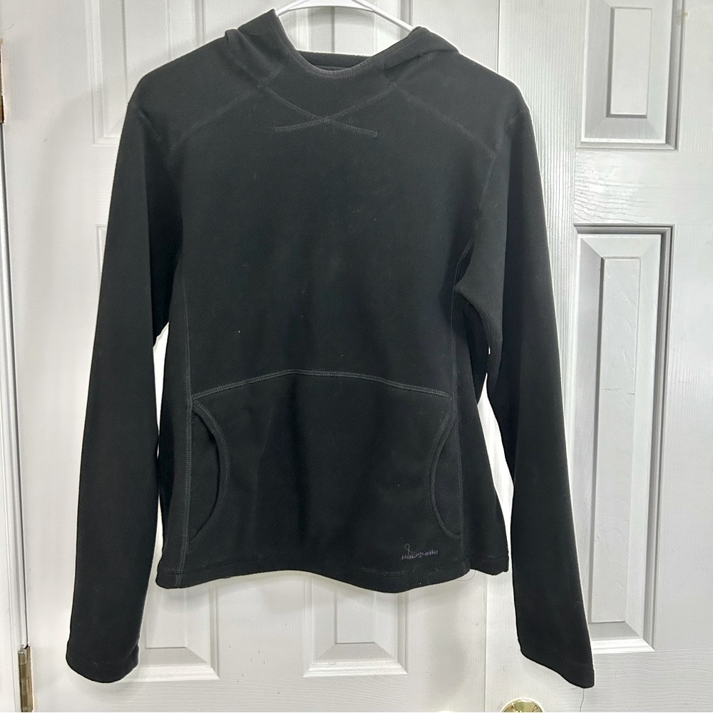 Patagonia Synchilla Black Fleece Hoodie Pullover w/ Pocket Size Medium